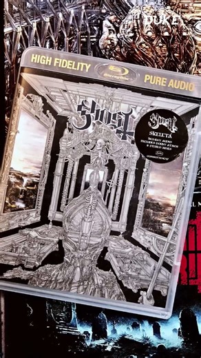 This week being light on anniversary releases, let's celebrate the best albums of 2025 🔥 Ghost – Skeletá Released on April 25, 2025 🇸🇪 Ghost's sixth album features the debut of Papa V Perpetua and includes singles like "Satanized," "Lachryma," and "Peacefield." It became their first to top the US Billboard 200. 📀 Among the 36 (!) different vinyl editions of Skeletá, here is just Orchid & Black Splatter LP with intricate Papa V illustrated mirror board, along with High Fidelity Pure Audio Blu