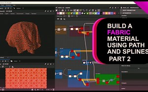 Substance 3D Designer！使用样条线和路径创建图案布料材质！_哔哩哔哩_bilibili