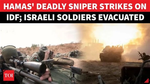 227K views · 9.5K reactions | Hamas snipers ambush IDF troops, blow up Israeli tank; Trump pushes ‘war-ending’ plan | Watch Fierce clashes erupted in northern Gaza as Hamas snipers targeted Israeli troops, leaving multiple IDF soldiers wounded, including one hit in the neck. Helicopters evacuated the injured, while militants also claimed a direct strike on an IDF Merkava tank. #GazaWar #IDF #Hamas #Israel #Palestine #Trump #Ceasefire #MiddleEast | The Times of India | World | Facebook