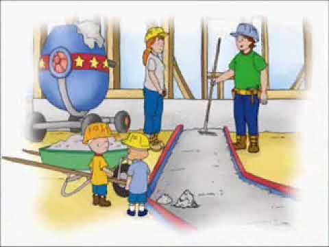 Caillou's building adventure