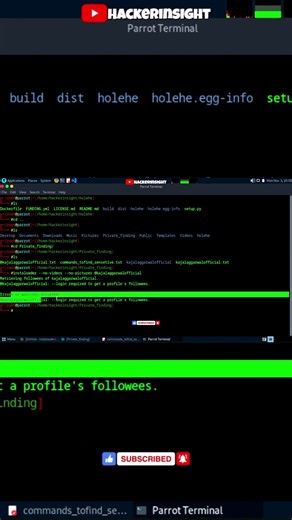 Extract Emails & Phones from IG, FB, Twitter & Snapchat FAST! | #hackerinsight #kalilinux #linux