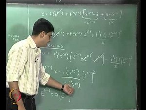 Mod-04 Lec-12 Non Linear Algebraic Equations Part 4