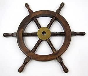 Sheesham Wooden Ship Wheel 15"