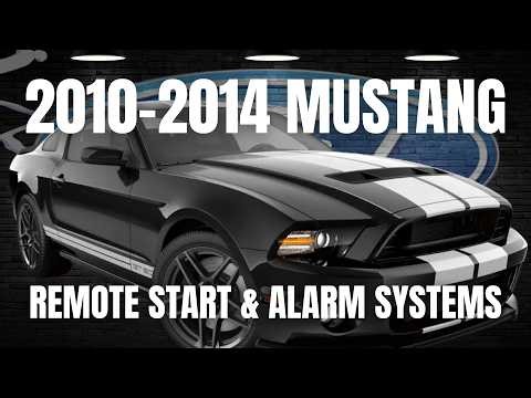 2010-2014 Mustang Remote Start & Alarm Systems