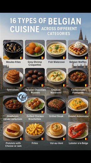 Belgium cuisine dishes | Chef Jahed