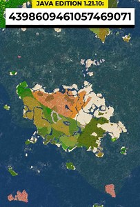 Minecraft continent island seed – explore all hot and warm biomes
