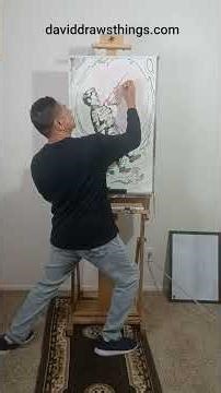 Alien art demo! #alien #aliens #artdemo #artclass #art #artist #viral #facehugger #artinstruction