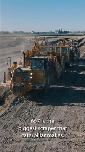 The largest scraper Cat makes, the 657!