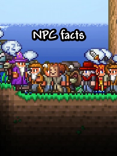 Random Facts About Terraria NPCS! #fyp #terraria #tmodloader #foryoupage #terrariaupdate