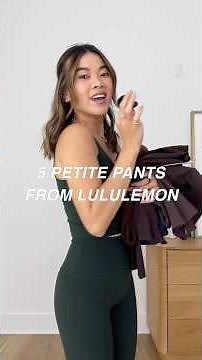 5 Petite Pants from Lululemon! #petitefashion #lululemon