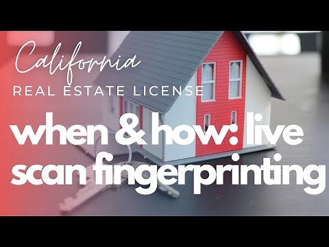 Live Scan Fingerprinting: When & How | California Real Estate License
