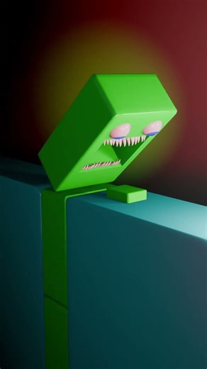 Blender loop animation. Based on #viral YouTube video. #blender #art #animation #selfmade