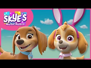 Spring Time Bunny Hop Song - Skye's Music Party - PAW Patrol Music Cartoons for Kids - Videos For Kids