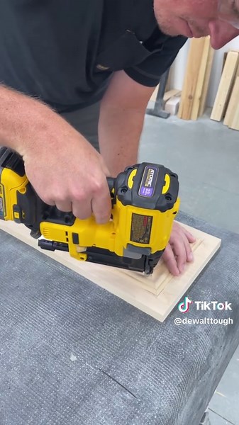 Feel the power and turn the bass up for this @johnbuildsit video💪🔊 #DEWALTTough #DEWALT #fyp