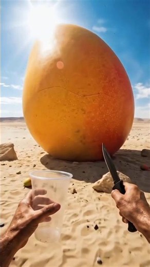 Which Giant Fruit Would You Eat If You Lost In The Desert ? 😅 #shorts #fruit