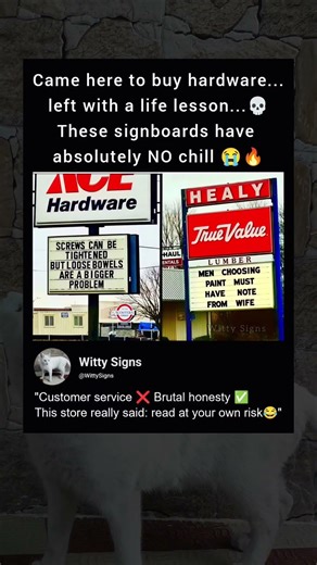 Hardware Store Signs With Absolutely ZERO Chill 🔧💀
