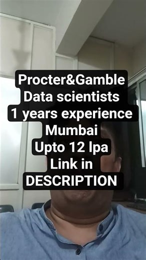 🧠 Procter & Gamble Hiring Data Scientists | Python, Azure, Power BI Jobs India