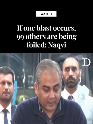 Interior Minister Mohsin Naqvi said on Saturday that he had two requests for the public after the attack at Islamabad's imambargah that left 36 dead. “We are in a state of war; be it in Balochistan, KP or elsewhere. The intelligence [from] the community matters the most. When people get to know about an unknown person living in their community, report it to the police — when this system is activated, [terror incidents] will decrease,” he said. “Secondly, I received a message last night from some