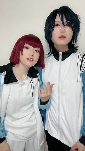 ⬆️➡️⬇️⬅️ #コスプレ #cosplay #テニプリコスプレ #向日岳人コスプレ#忍足侑士コスプレ ⇒@ゆま