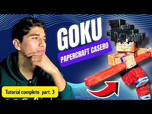 Minecraft Papercraft: parte 3 cómo hacer a Goku con más de 20 articulaciones (tutorial completo)