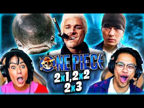 ONE PIECE (LIVE ACTION) S2 EPS 1-3 REACTION! – SMOKER, MISS ALL SUNDAY, LABOON, & MORE! (Jon & Tara)