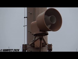 ACA P-15 Tornado Siren Test, Attack (X2), Pleasant Prairie, WI 4/19/2025