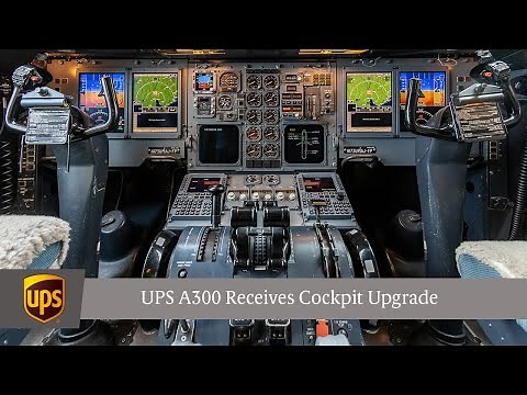UPS A300 Receives Cockpit Upgrade