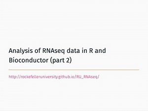 RNAseq Analysis - Session 2 - Differential Gene Expression