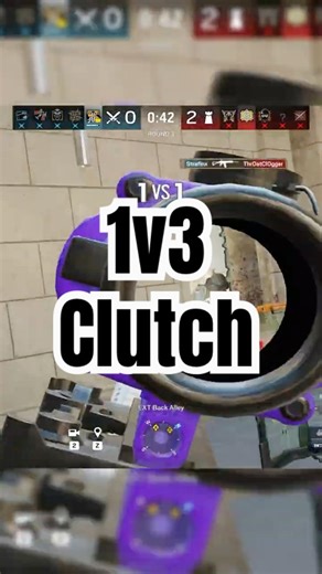 Strafinx Clutches A 1v3 - Rainbow Six Siege #rainbowsix #siege #gaming