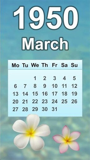 March 1950 Calendar