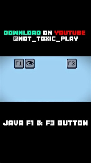 download 🖕 | Java F1 & F3 Button Addon for MCPE 1.26+ 🖥️ Debug Screen & Clean UI (Bedrock) #mcpe