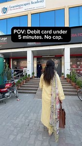 316K views · 1.4K reactions | Why wait days when you can flex getting your debit card in 5 mins? #MobilinkBank #DebitCard | Mobilink Microfinance Bank Limited | Facebook