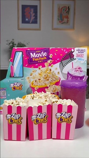 Zap Chef Movie Fun Popcorn and Slushy Making Kit #cinema #movies #popcorn