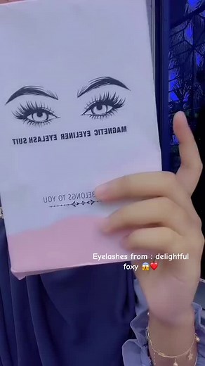 Beautiful eyelash suit from - delightfulfoxy(fb page)❤️