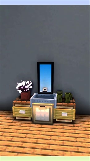 Minecraft _How we make Bathroom sink easy tutorial|Minecraft|#gaming#progamerz|15 short