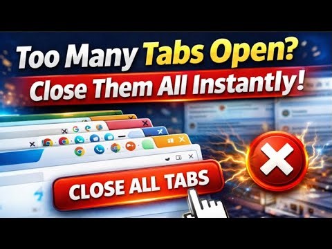 Too Many Tabs Open? Close Them All Instantly