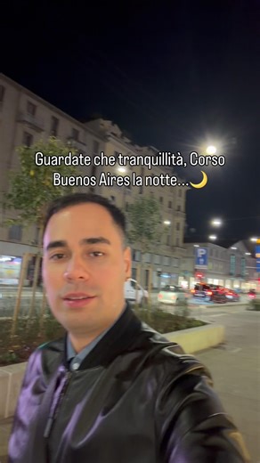 Guardate che tranquillità, Corso Buenos Aires la notte...🌙✨ #milano #milan #corsobuenosaires