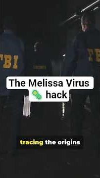 The Melissa Virus (1999) – One Email Shut the World! 📧💥 #cybersecurity #hacker