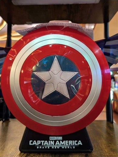 Captain America Shield strong enough to hold movie theater popcorn 🍿 #captainamerica #popcorn