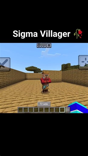 Sigma Villager For A Reason 😁#shorts #minecraftmemes