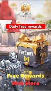 How to Claim Daily Gifts in CODM Web Store! #codmstore #cod #free #shortsfeed #shorts #daily #new