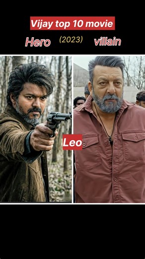 Thalapathy Vijay top 10 movie name & villain #trending #shorts #viral #video
