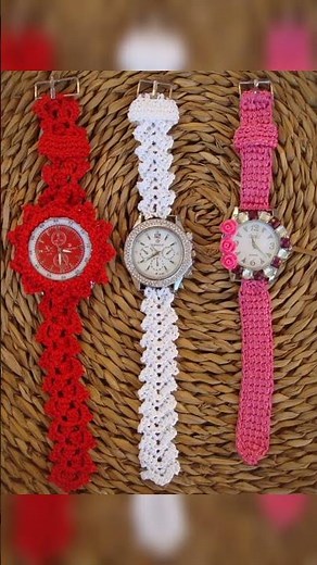 ⌚ Trendy Crochet Watch Band for Girls | Simple Crochet Project #crochetideas