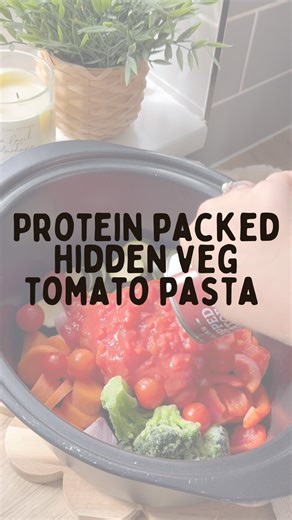 ‘Cheese and Tomato’ 6 Hidden Vegetable Sauce 🥕🍅 1 sauce with loads of different uses, oh and contains a bunch of vegetables your little ones won’t even notice! 😁 I cooked this one in the slow cooker because it’s so easy!! However, you can also make on the hob too. Red lentils are optional in this recipe however they are totally undetectable, but bring a serious boost of plant-based protein, iron, and fiber — keeping them full longer, balancing out the carbs, and adding a whole lot of goodness