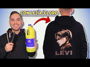HOW TO CUSTOMIZE YOUR BLACK CLOTHES WITH BLEACH/CHLORINE | EASY AND CHEAP 🧴​🖌️​
