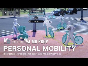Digital Twin Simulation with iClone Personal Mobility | Interactive 3D Animation for Industiral Use