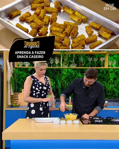 Bateu aquela vontade de beliscar alguma coisa pra assistir a um filme ou a um jogão no #RecordPlus, mas acabou a pipoca e não tem salgadinho em casa? 📺🍿😅 Aprenda a fazer um snack rápido, fácil e delicioso com o que você já tem na cozinha: macarrão, azeite, queijo e algumas especiarias. 👨‍🍳🔥 #TruquesDeCozinha #HojeEmDia | Programa Hoje em Dia