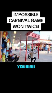 121K views · 1.2K reactions | Impossible carnival game won twice in a row! | Arcade Matt | Facebook