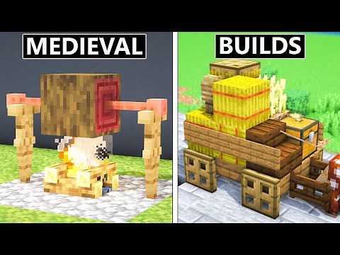 I Create Medieval Age in Minecraft Using THIS 15+ Build Hacks