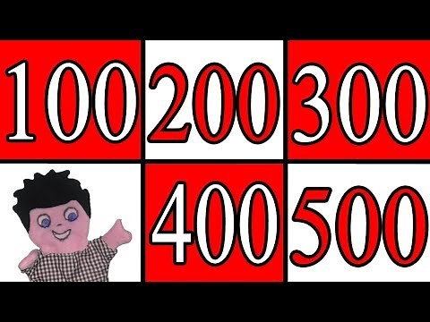 100 en 100 - Los Números – Contar de 100 en 100 hasta 1.000 – Aprender los Números - Canal Block 6